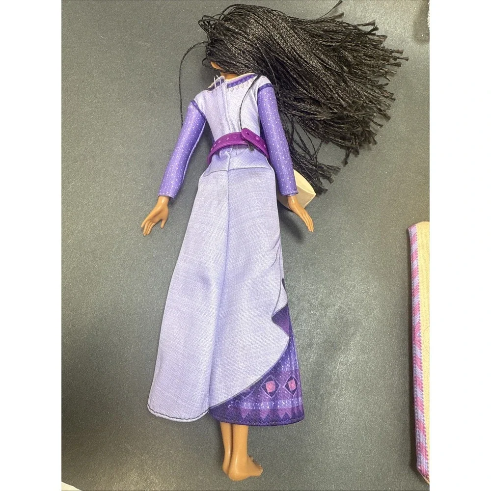 Disney Wish Dolls Asha Dahlia Queen Amaya Valentino Glow Star & Bag Lot Of 6